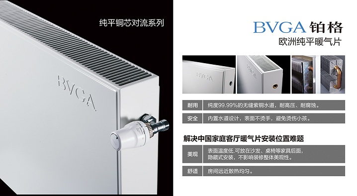 铂格铜芯对流散热片