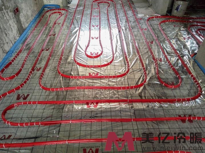 无锡地暖安装-餐厅地暖管道铺设