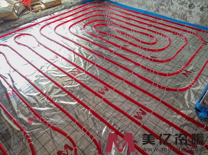 无锡地暖安装-主卧地暖铺设