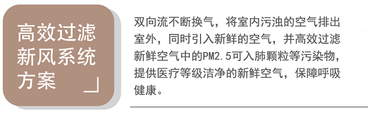 高效过滤新风系统方案 百朗新风