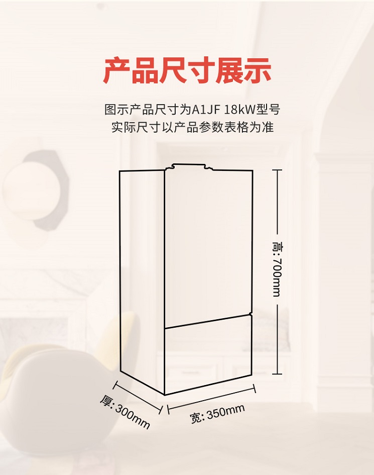 德国菲斯曼壁挂炉A1JF产品尺寸